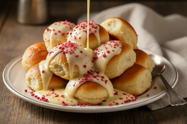 Buchtičky s vanilkovým krémem s pravou bourbonvanilkou