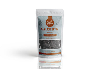 Obal vanilkových lusků Shiny creamy